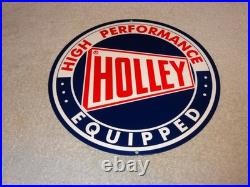 Vintage Holley Carburetor & Auto Car Ignition Parts 12 Metal Gasoline Oil Sign