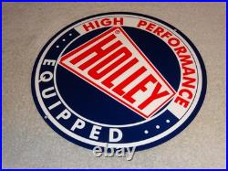 Vintage Holley Carburetor & Auto Car Ignition Parts 12 Metal Gasoline Oil Sign