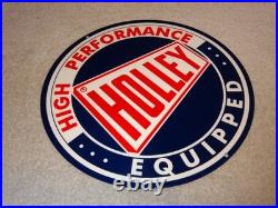 Vintage Holley Carburetor & Auto Car Ignition Parts 12 Metal Gasoline Oil Sign