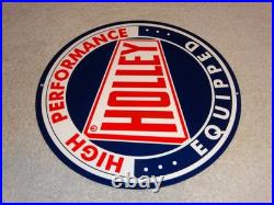 Vintage Holley Carburetor & Auto Car Ignition Parts 12 Metal Gasoline Oil Sign