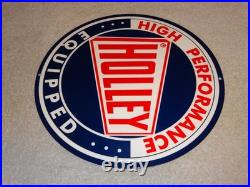 Vintage Holley Carburetor & Auto Car Ignition Parts 12 Metal Gasoline Oil Sign