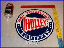 Vintage Holley Carburetor & Auto Car Ignition Parts 12 Metal Gasoline Oil Sign
