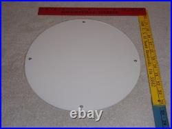 Vintage Hornady Gun Bullets Big Game 11 3/4 Porcelain Metal Gasoline & Oil Sign