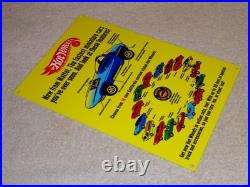 Vintage Hot Wheels Mattel California Custom 12 Metal Die-cast Car Gas Oil Sign