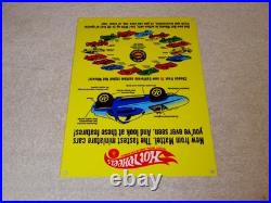 Vintage Hot Wheels Mattel California Custom 12 Metal Die-cast Car Gas Oil Sign