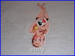 Vintage Hurst Authorized Parts Outlet Linda Vaughn 14 Metal Gasoline Oil Sign
