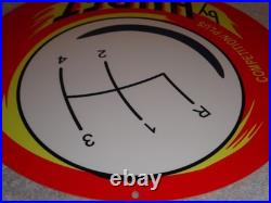 Vintage Hurst Competition Plus 4 & 5 Speed Shifter 12 Metal Gasoline & Oil Sign