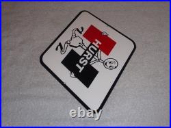 Vintage Hurst Shifter 4 5 Speed Shift Auto Racing Mascot Metal Gasoline Oil Sign