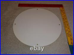 Vintage Husky Gasoline +dog 11 3/4 Porcelain Metal Service Station Gas Oil Sign