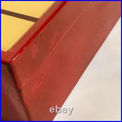 Vintage Illuminated Advertising Sign Alba 1979 Metal And Plexiglass Vintage Illuminated Advertising Sign Alba 1979 Metal And Plexiglass