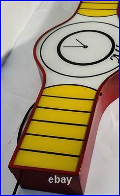 Vintage Illuminated Advertising Sign Alba 1979 Metal And Plexiglass Vintage Illuminated Advertising Sign Alba 1979 Metal And Plexiglass