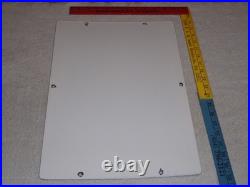 Vintage Indian Gasoline 18 Porcelain Metal Motorcycle Gas & Oil Pump Plate Sign