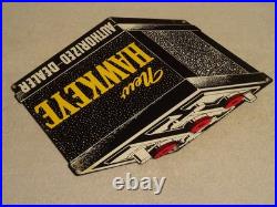 Vintage Iowa Hawkeye Auto Battery Car Truck Lg Batteries Metal Gasoline Oil Sign