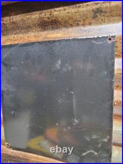 Vintage Jail Porcelain Sign Old Prison Jim Thorp Warden Penitentiary Body Search