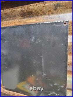 Vintage Jail Porcelain Sign Old Prison Jim Thorp Warden Penitentiary Body Search