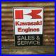 Vintage_Kawasaki_Sales_Service_Metal_Sign_Dealer_Sign_18x24_Inch_Engine_Gas_Oil_01_lx
