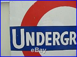Vintage LONDON UNDERGROUND Covent Garden Station 24x18 Metal Sign