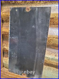 Vintage Ladies Without Escort Not Allowed At Bar Porcelain Sign Old Restaurant