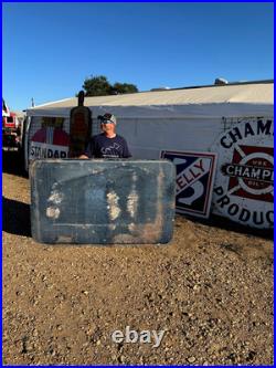 Vintage Large Old Wonder Bread Metal Sign 61 by 37 Kitchen Bakery nice Graphic