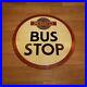 Vintage_Large_Round_Midland_Red_Bus_Coach_Bus_Stop_Metal_Enamel_Sign_01_rno