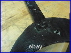Vintage Letter N Sign old english font heavy steel metal Large 30 x 25 Vintage Letter N Sign old english font heavy steel metal Large 30 x 25