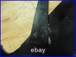 Vintage Letter N Sign old english font heavy steel metal Large 30 x 25 Vintage Letter N Sign old english font heavy steel metal Large 30 x 25