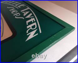 Vintage Little Tavern Shops Restaurant Sign Baltimore Diner Metal & Plexiglass