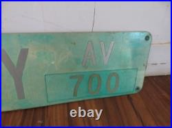 Vintage MULBERRY Av 700 Street Sign /s Two Available Old Street Signs