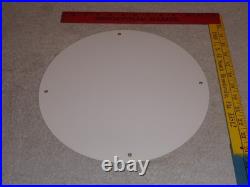 Vintage Marathon Mile Maker Gasoline 11 3/4 Porcelain Metal Oil Sign Pump Plate