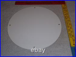 Vintage Marathon Super M Runner 11 3/4 Porcelain Metal Run Gasoline & Oil Sign