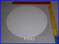 Vintage Marathon Super M Runner 11 3/4 Porcelain Metal Run Gasoline & Oil Sign