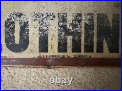 Vintage Metal Arrow Sign Neffi Clothing Atlantic Iowa