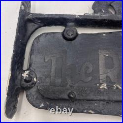 Vintage Metal Cocker Spaniel Double Sided Sign 12 X 12