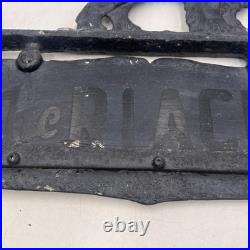 Vintage Metal Cocker Spaniel Double Sided Sign 12 X 12