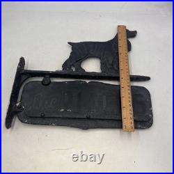 Vintage Metal Cocker Spaniel Double Sided Sign 12 X 12