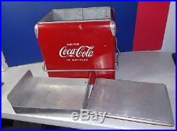 Vintage Metal Drink Coca-Cola in Bottles Cooler Action MFG. Co