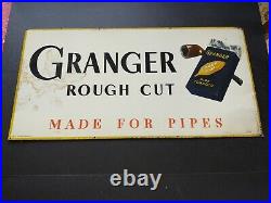 Vintage Metal Granger Tobacco Sign-Original