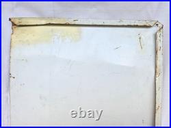 Vintage Metal Hesston Sign Farm Equipment Tractor