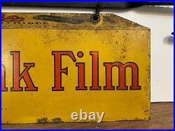 Vintage Metal Kodak Film Sign, 1914, Autographic, with Original Bracket
