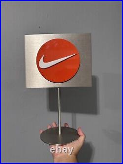 Vintage Metal Nike Sign Double Sided Nike Store Display