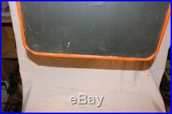 Vintage Metal Orange Crush Tin Menu Chalkboard Sign 27x19 Soda Pop Advertising