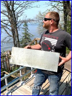 Vintage Metal Rare Jonsereds Chain Saw Outboard Gas Oil Sign Chainsaw 26 by 10