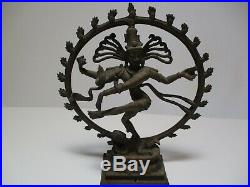 Vintage Metal Sculpture Icon Iconic Hindu Buddhist Buddhism Statue Older Shiva