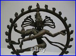Vintage Metal Sculpture Icon Iconic Hindu Buddhist Buddhism Statue Older Shiva