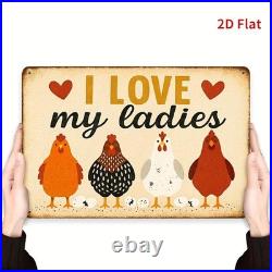 Vintage Metal Sign Aluminum Sign I Love My Inch Measurement Retro Decor