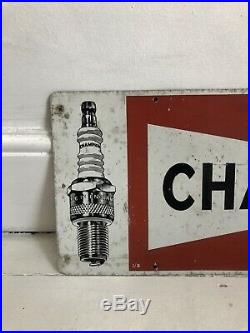 Vintage Metal Sign Champion Spark Plug
