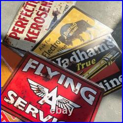 Vintage Metal Sign Collection 35 Reproduced Retro Signs for Home & Garage Vintage Metal Sign Collection 35 Reproduced Retro Signs for Home & Garage
