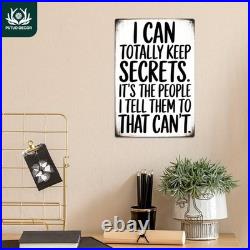 Vintage Metal Sign Funny Sarcastic Quote Aluminum Sign Multiple Sizes