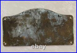 Vintage Metal Sign Pa. Crusher Division Bath Iron Works, West Chester, Pa