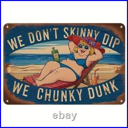 Vintage Metal Sign Putuo Aluminum 8x12 Funny Farmhouse Wall Decor